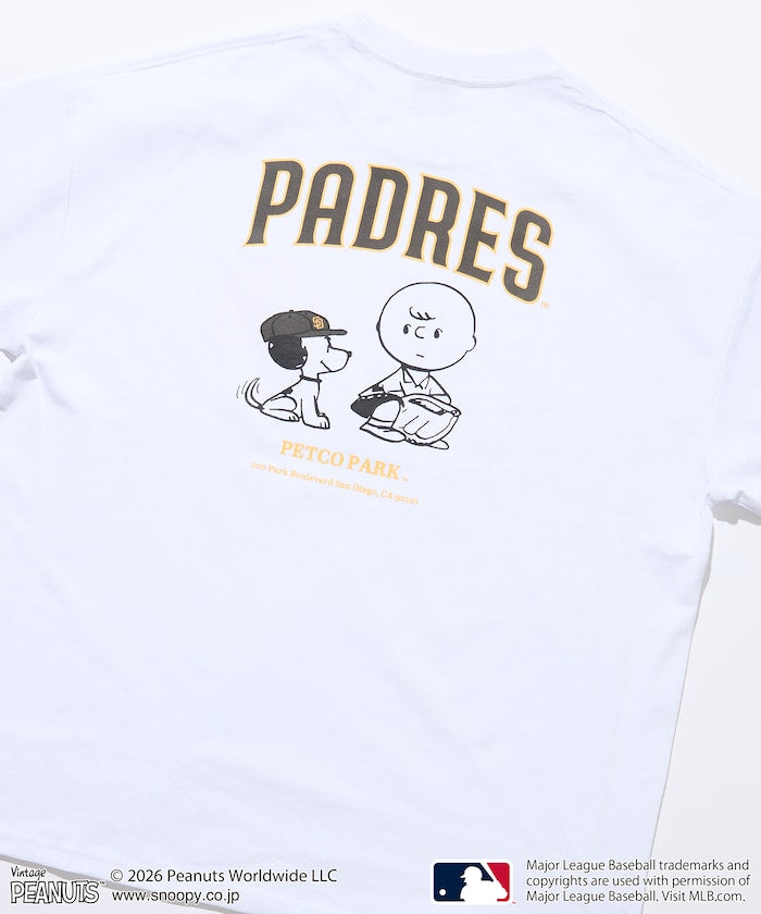 PEANUTS×MLB / PADRES 教士 短袖T恤