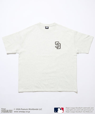 PEANUTS×MLB / PADRES 教士 短袖T恤