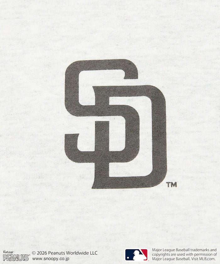 PEANUTS×MLB / PADRES 教士 短袖T恤