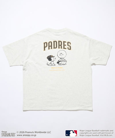 PEANUTS×MLB / PADRES 教士 短袖T恤