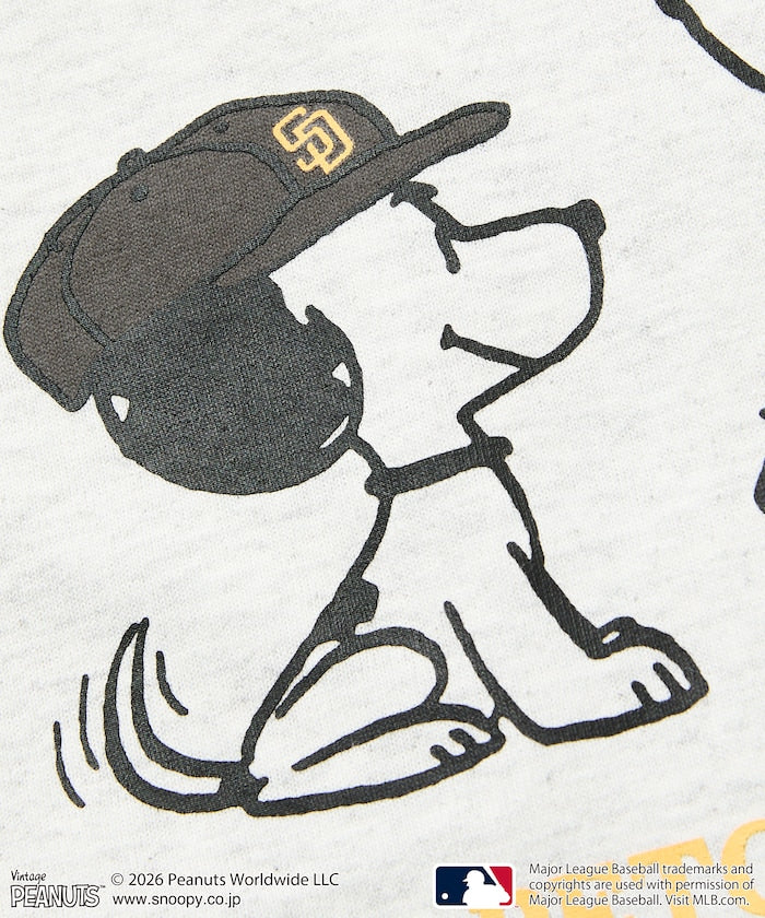 PEANUTS×MLB / PADRES 教士 短袖T恤