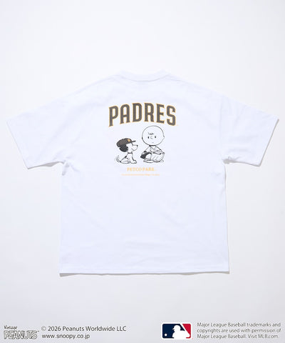 PEANUTS×MLB / PADRES 教士 短袖T恤