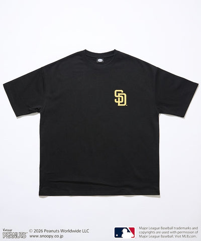 PEANUTS×MLB / PADRES 教士 短袖T恤