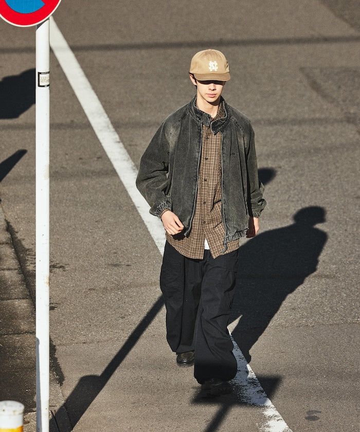 NAUTICA JP / 水洗工藝丹寧哈靈頓外套