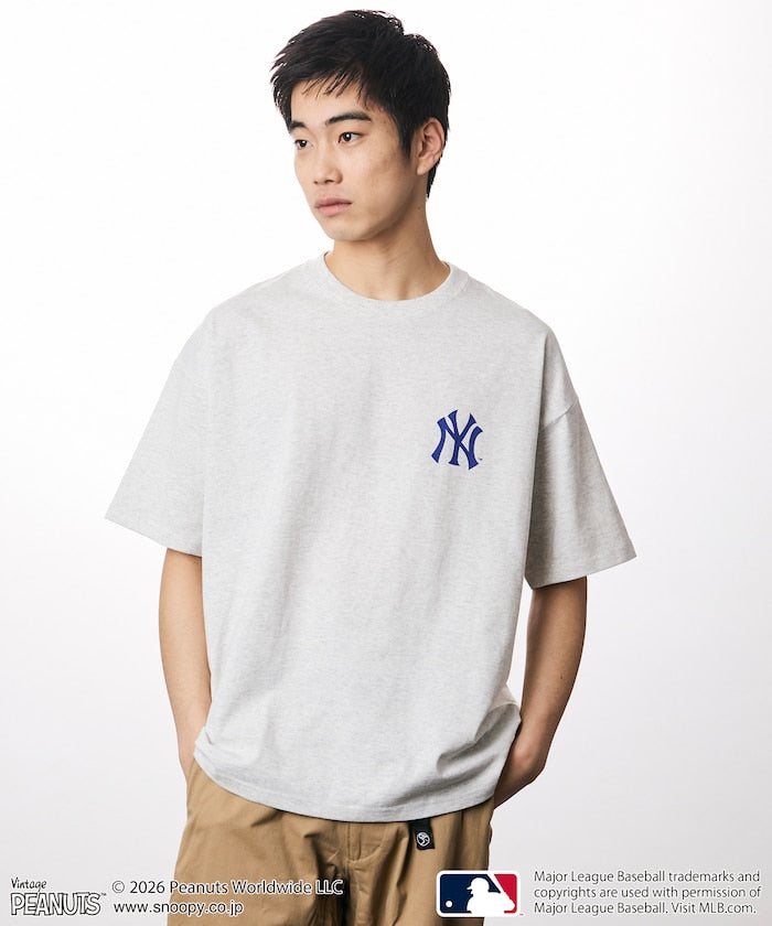 PEANUTS×MLB / YANKEES 紐約洋基 短袖T恤