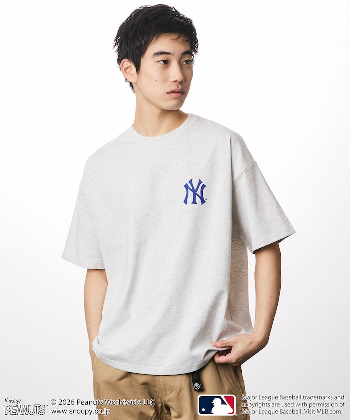 PEANUTS×MLB / YANKEES 紐約洋基 短袖T恤