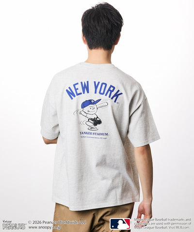 PEANUTS×MLB / YANKEES 紐約洋基 短袖T恤