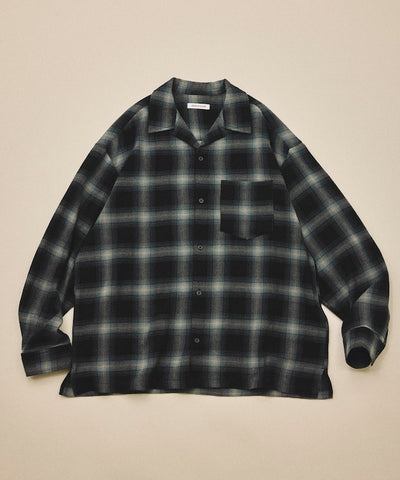FREAK’S STORE / 立體漸層格紋透氣襯衫