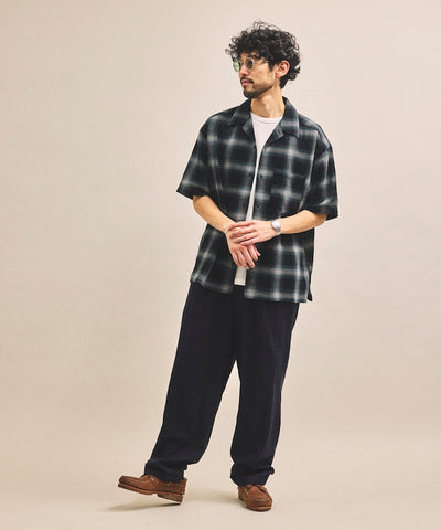 FREAK’S STORE / 漸層格紋 短袖襯衫
