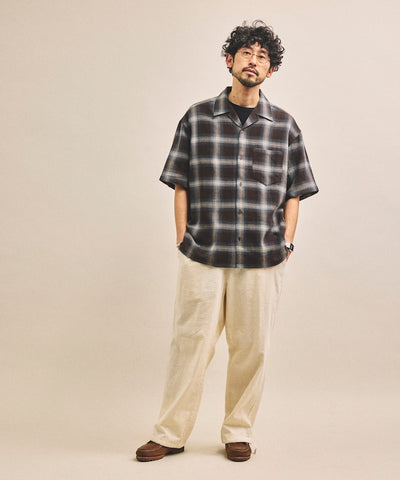 FREAK’S STORE / 漸層格紋 短袖襯衫