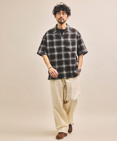 FREAK’S STORE / 漸層格紋 短袖襯衫