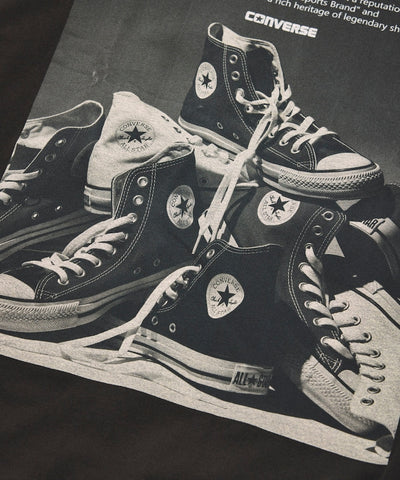 CONVERSE / 復古風格照片印花 短袖T恤