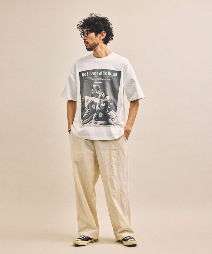 CONVERSE / 復古風格照片印花 短袖T恤