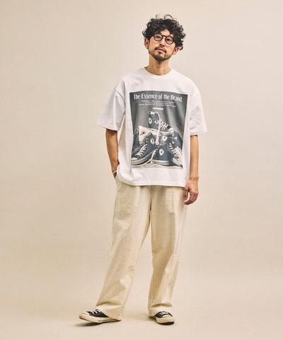 CONVERSE / 復古風格照片印花 短袖T恤