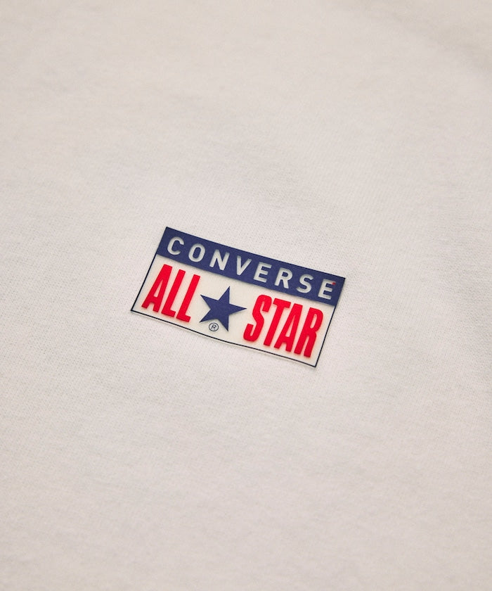 CONVERSE / 鞋履主題背面印花短袖T恤
