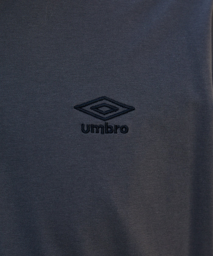 UMBRO / 吸水速乾 亨利領 短袖T恤