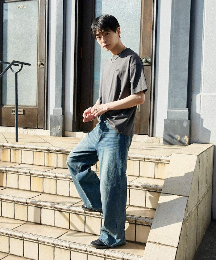 UMBRO / 吸水速乾 刺繡標誌 短袖T恤