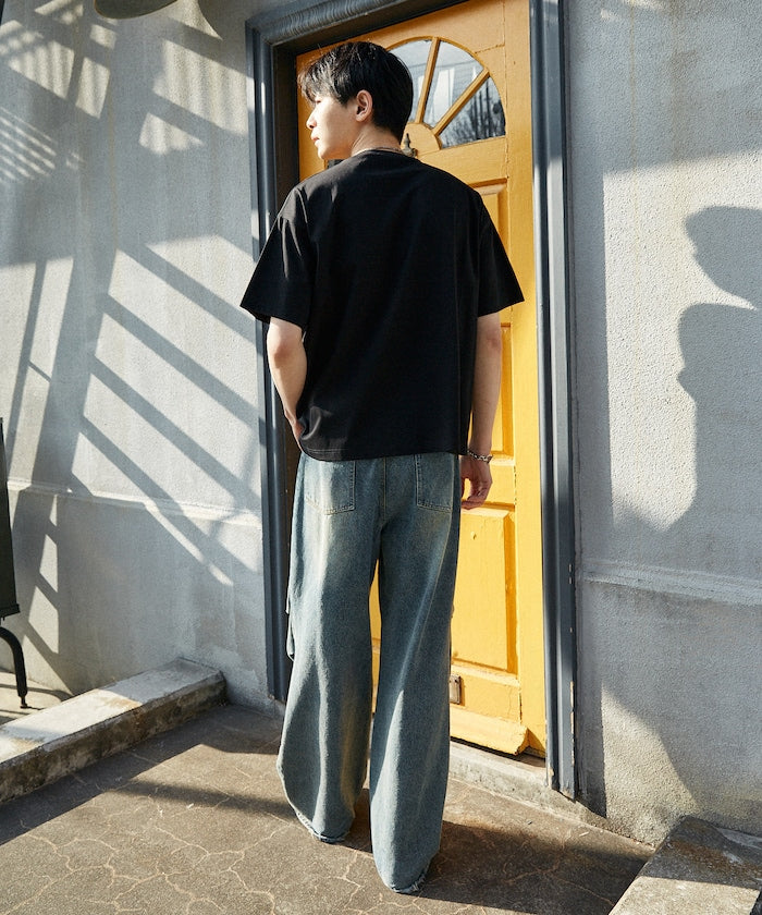 UMBRO / 吸水速乾 刺繡標誌 短袖T恤