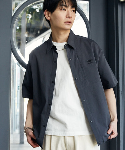 UMBRO / 刺繡標誌 短袖襯衫