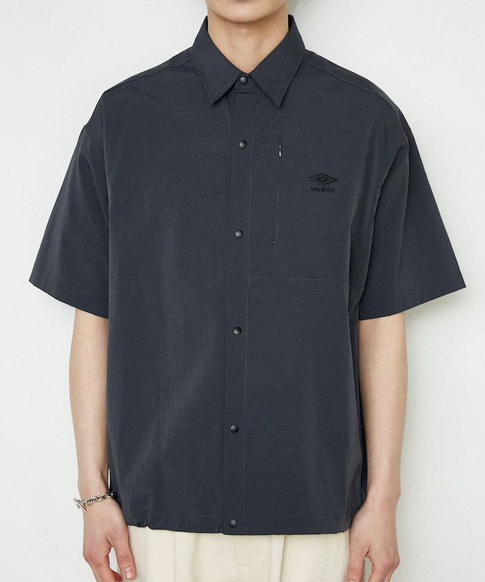 UMBRO / 刺繡標誌 短袖襯衫