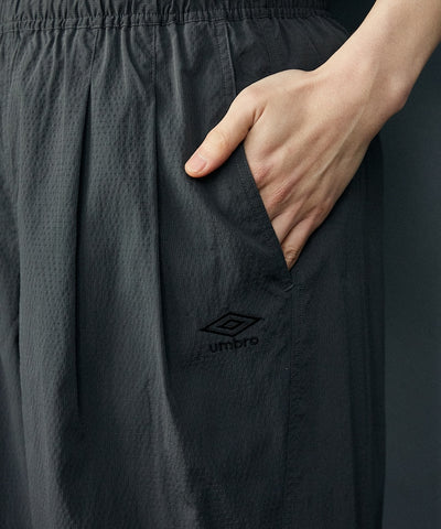 UMBRO / 機能格紋  抽繩長褲
