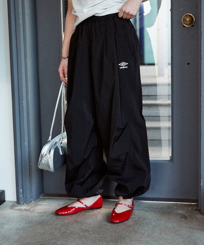 UMBRO / 機能格紋  抽繩長褲
