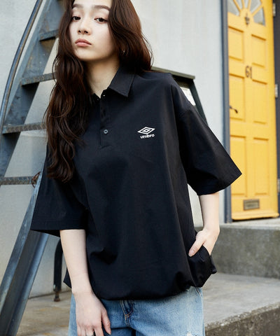 UMBRO / 刺繡抽繩 POLO襯衫
