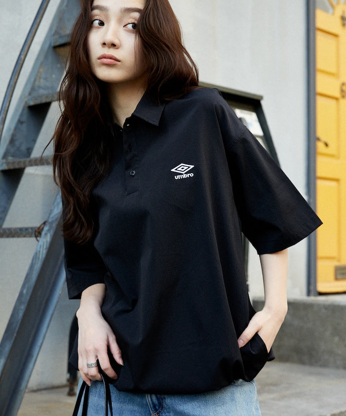 UMBRO / 刺繡抽繩 POLO襯衫