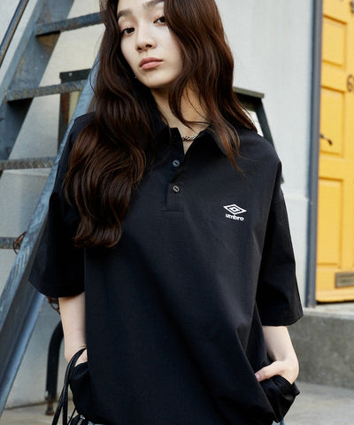 UMBRO / 刺繡抽繩 POLO襯衫