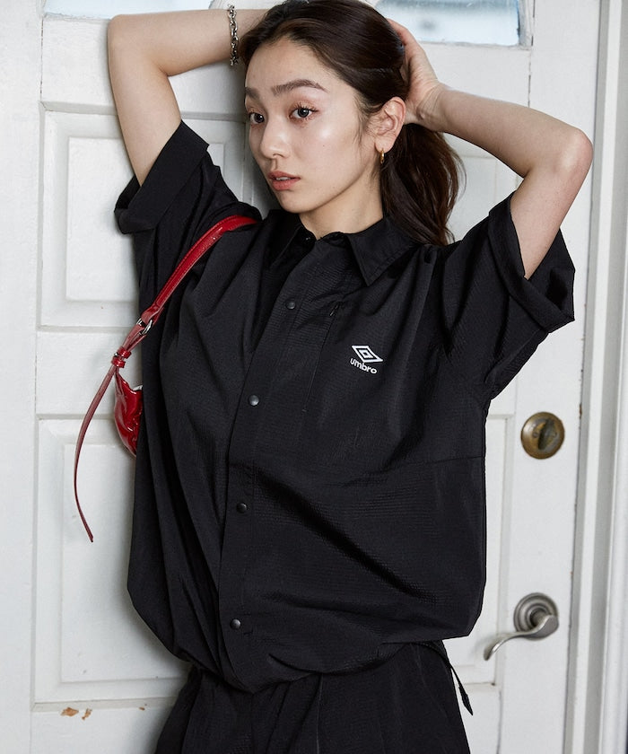 UMBRO / 刺繡標誌 短袖襯衫