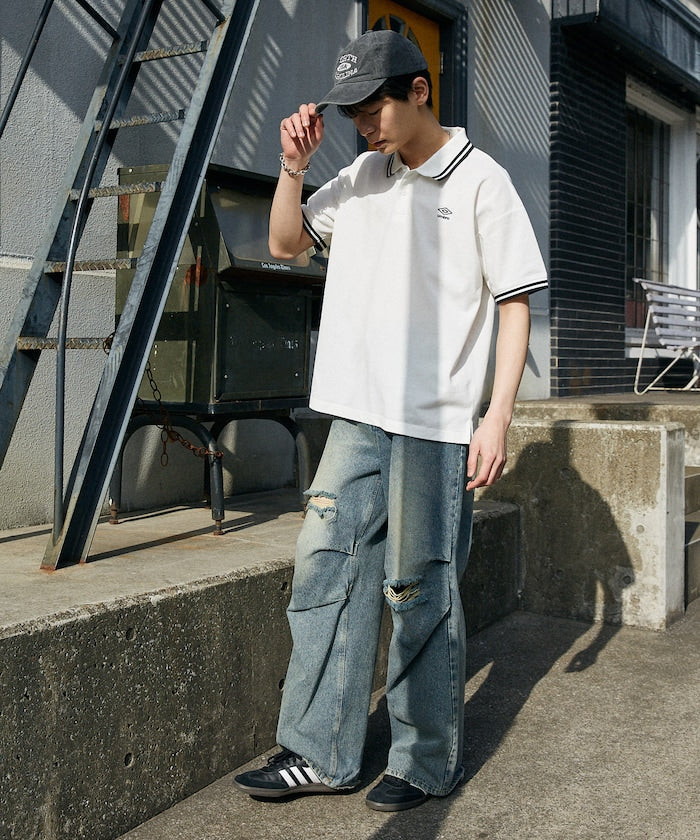 UMBRO / 刺繡標誌 Polo 衫