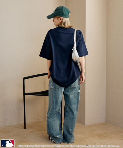 MLB x FREAK’S STORE 貓狗 短袖T恤