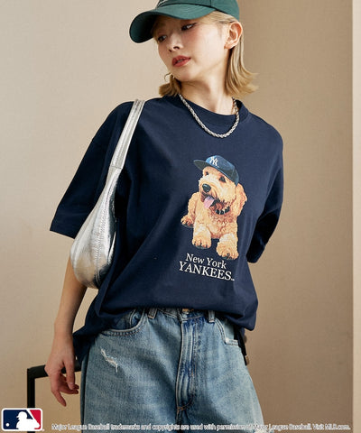 MLB x FREAK’S STORE 貓狗 短袖T恤