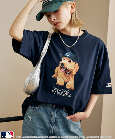 MLB x FREAK’S STORE 貓狗 短袖T恤