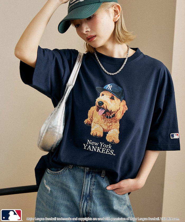 MLB x FREAK’S STORE 貓狗 短袖T恤