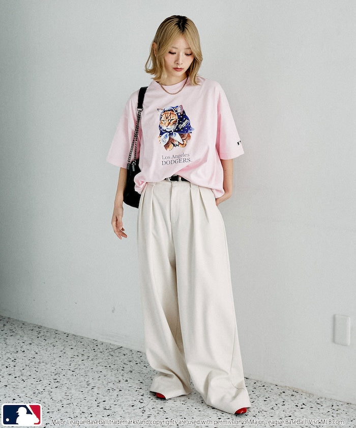 MLB x FREAK’S STORE 貓狗 短袖T恤