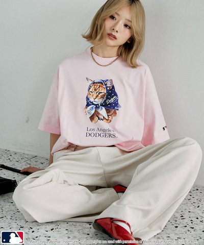 MLB x FREAK’S STORE 貓狗 短袖T恤