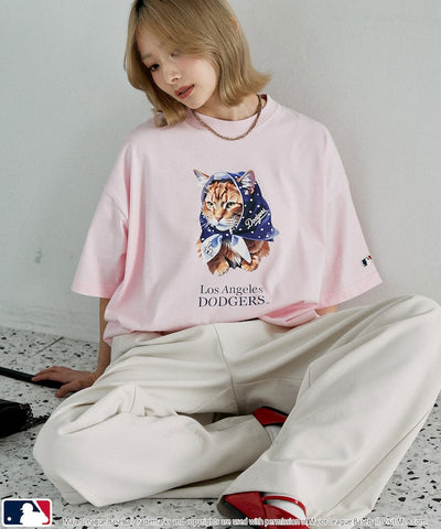 MLB x FREAK’S STORE 貓狗 短袖T恤