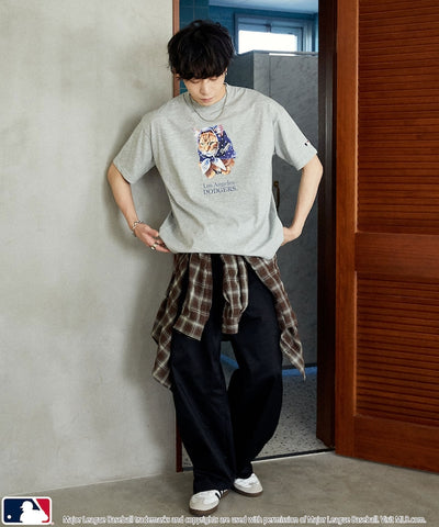 MLB x FREAK’S STORE 貓狗 短袖T恤