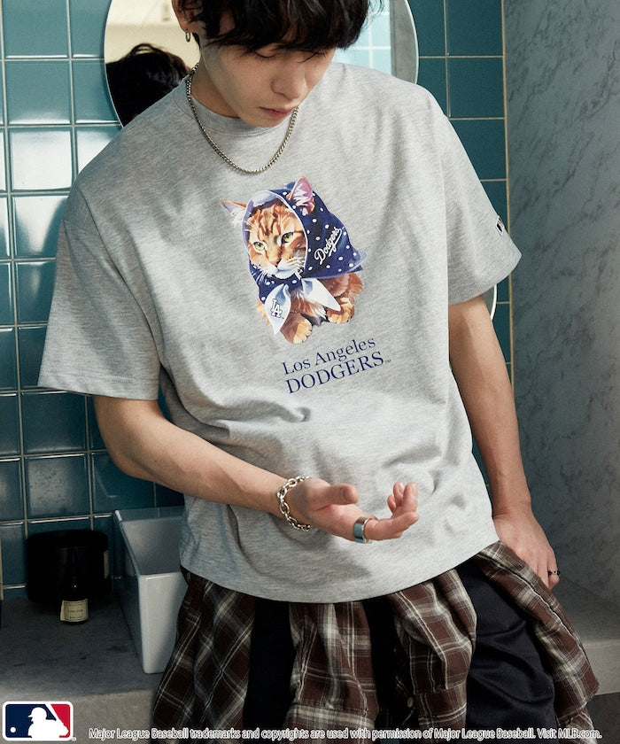 MLB x FREAK’S STORE 貓狗 短袖T恤