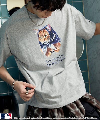 MLB x FREAK’S STORE 貓狗 短袖T恤