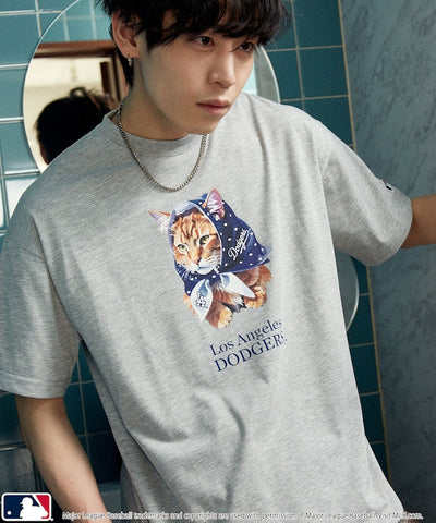 MLB x FREAK’S STORE 貓狗 短袖T恤