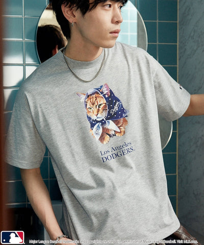 MLB x FREAK’S STORE 貓狗 短袖T恤