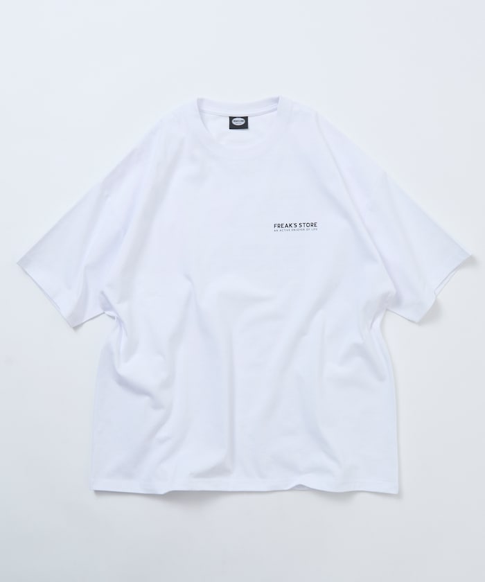 FREAK'S STORE / 收據圖像 背面印花 短袖T恤
