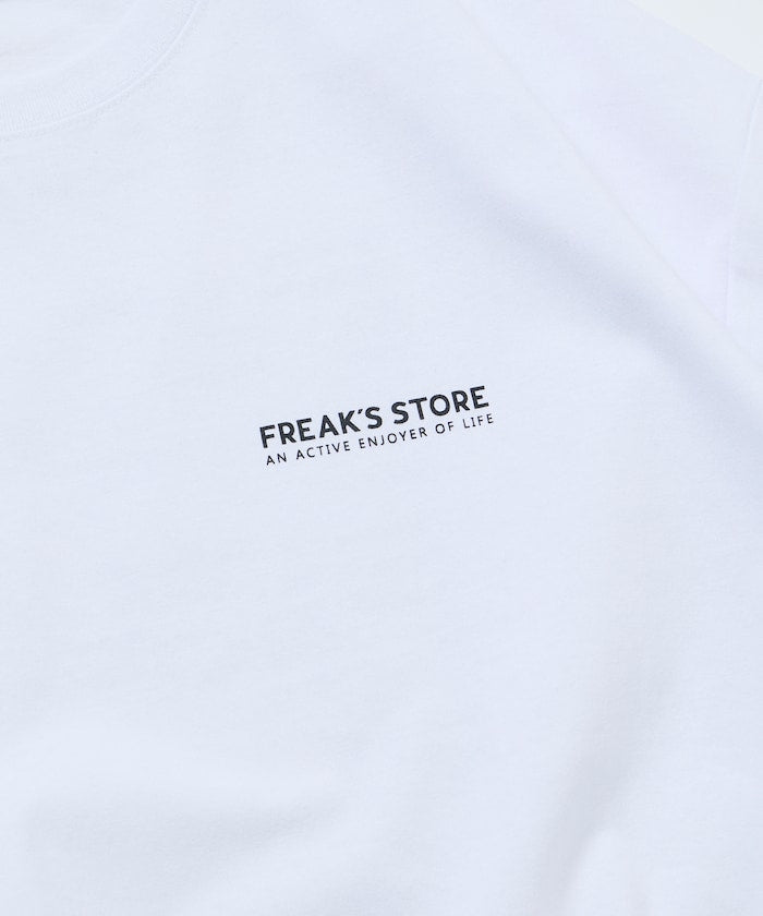 FREAK'S STORE / 收據圖像 背面印花 短袖T恤
