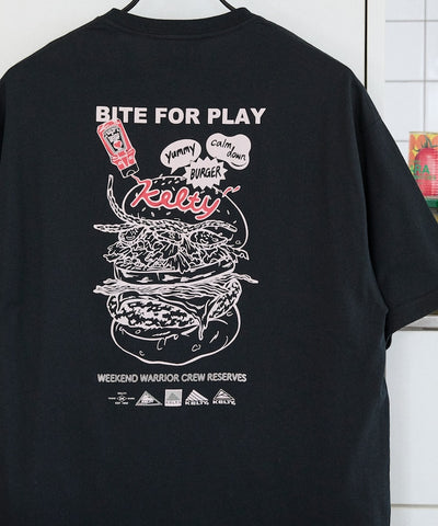 KELTY×FREAK'S STORE / 漢堡圖像 短袖T恤