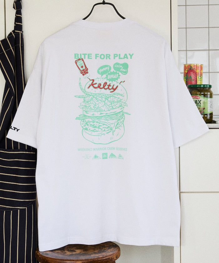 KELTY×FREAK'S STORE / 漢堡圖像 短袖T恤
