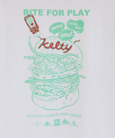 KELTY×FREAK'S STORE / 漢堡圖像 短袖T恤