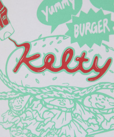 KELTY×FREAK'S STORE / 漢堡圖像 短袖T恤