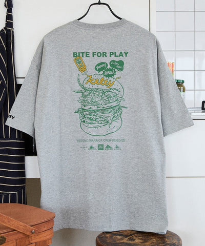 KELTY×FREAK'S STORE / 漢堡圖像 短袖T恤